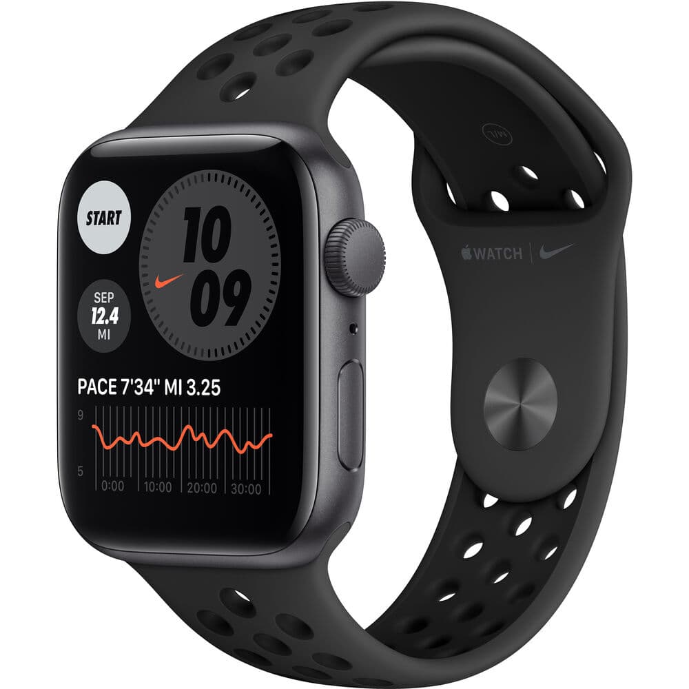Apple Watch Series Se Nike Mm MYYK2LL Space Anthracite Preto