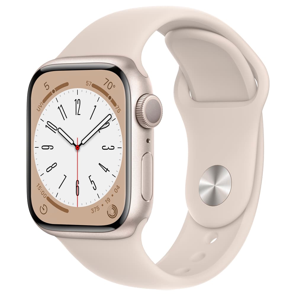 Apple Watch S8 MNUF3LL Gps Pulseira Starlight