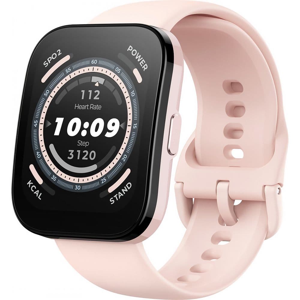 Amazfit Smartwatch Amazfit Bip IP68 Sensor Hr Integrado Pastel Rosa