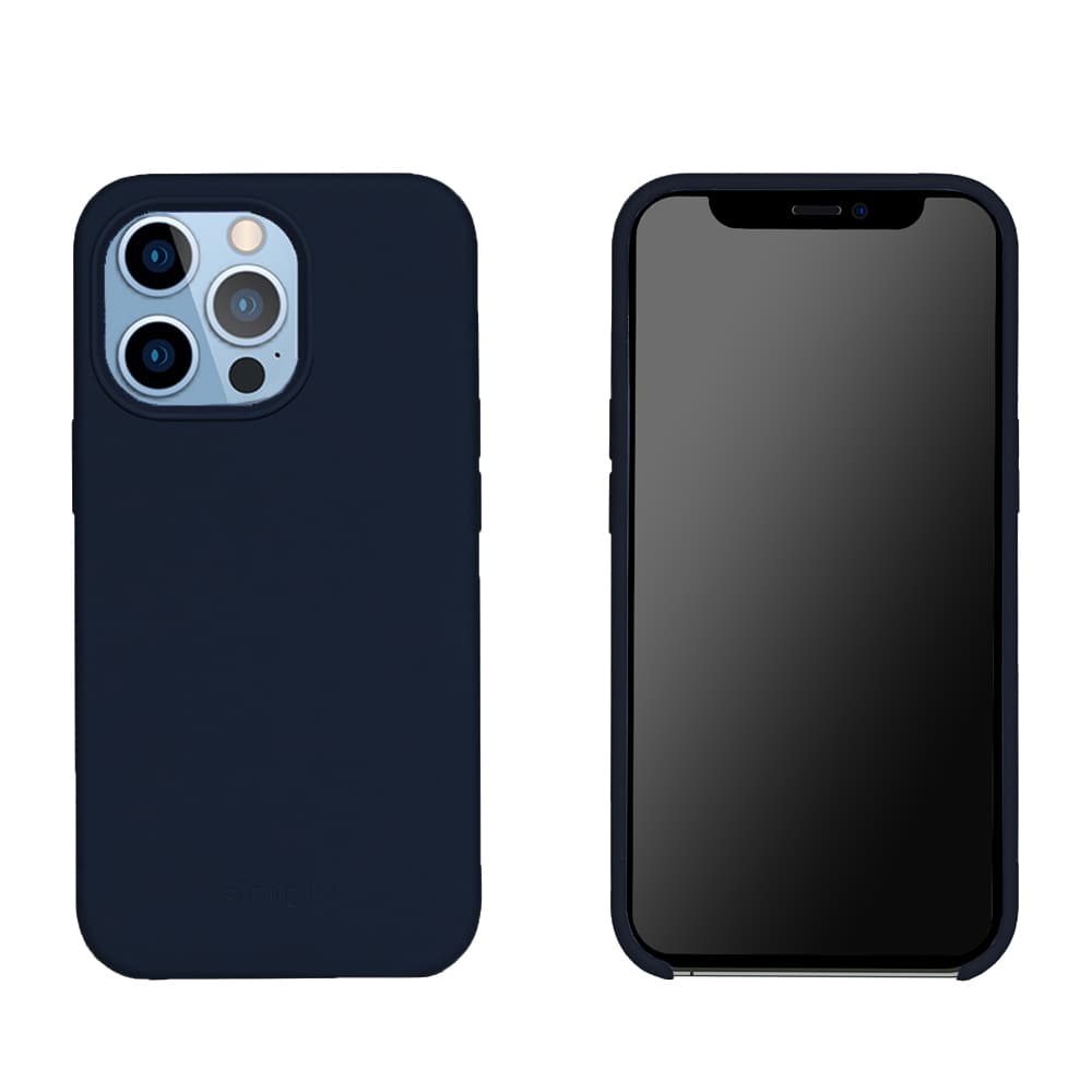 Apple Capinha Iphone Pro Max Simply Silicone Protective Case Navy