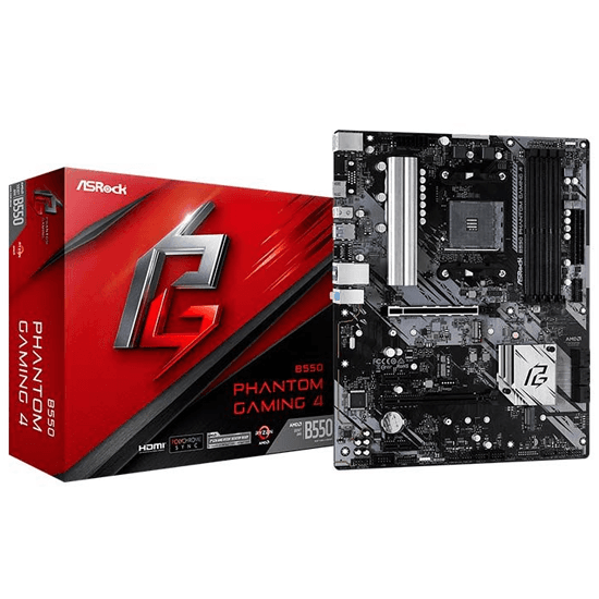 Asrock Placa Mae Asrock B550 Phantom Soquete AM4 Amd 4X DDR4 Atx