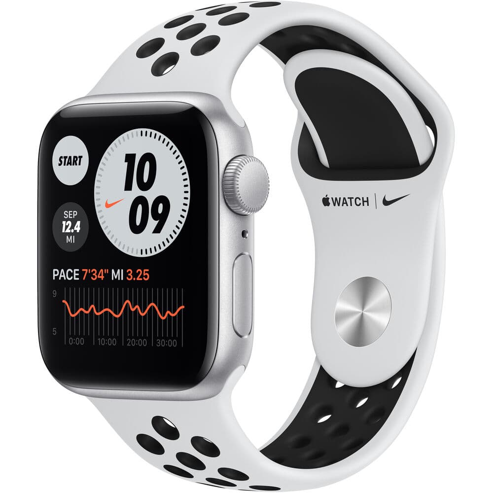 Apple Watch Series Se Nike Mm MYYD2LL Pure Platinum Preto