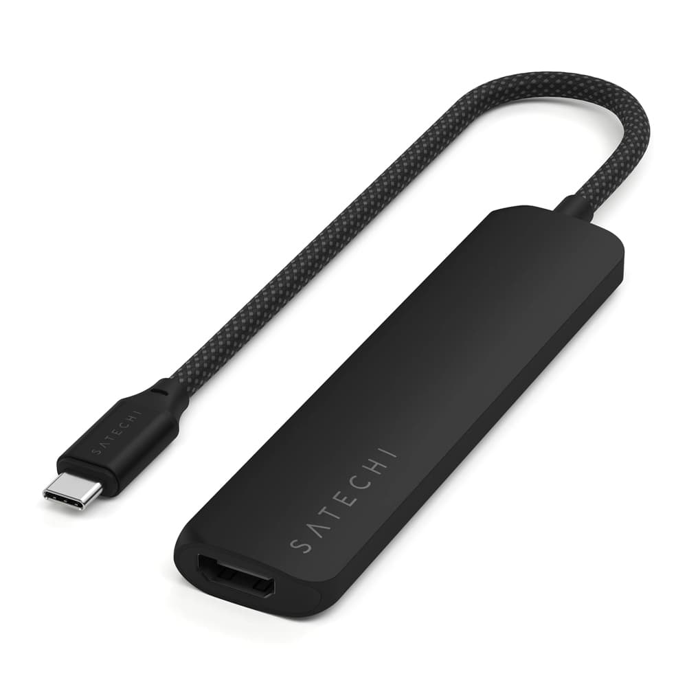 Satechi Hub Usb Satechi St P6SK Portas Conector Usb Hdmi Sd Usb Preto