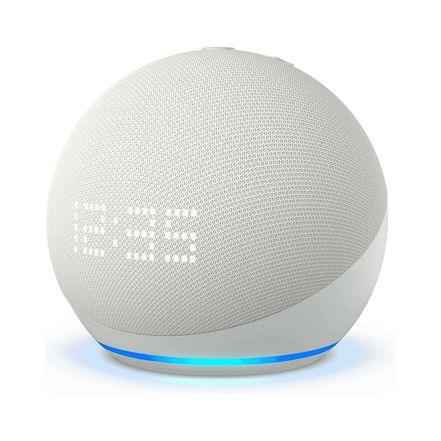 Amazon Speaker Amazon Echo Dot Th Generation Alexa Relogio Glacier Branco