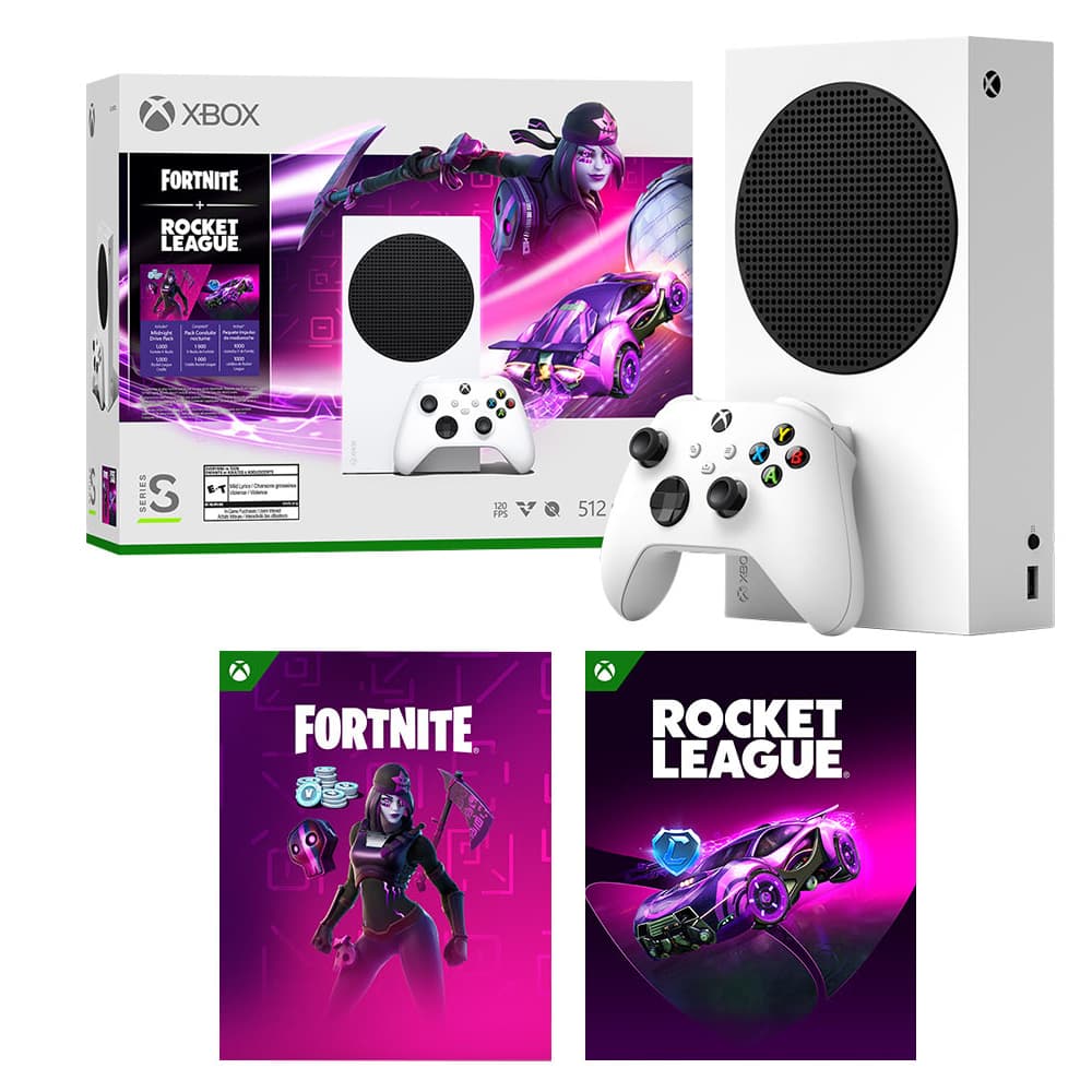 Xbox Console Microsoft Xbox Serie Fortnite Rocket League Bundle 512GB