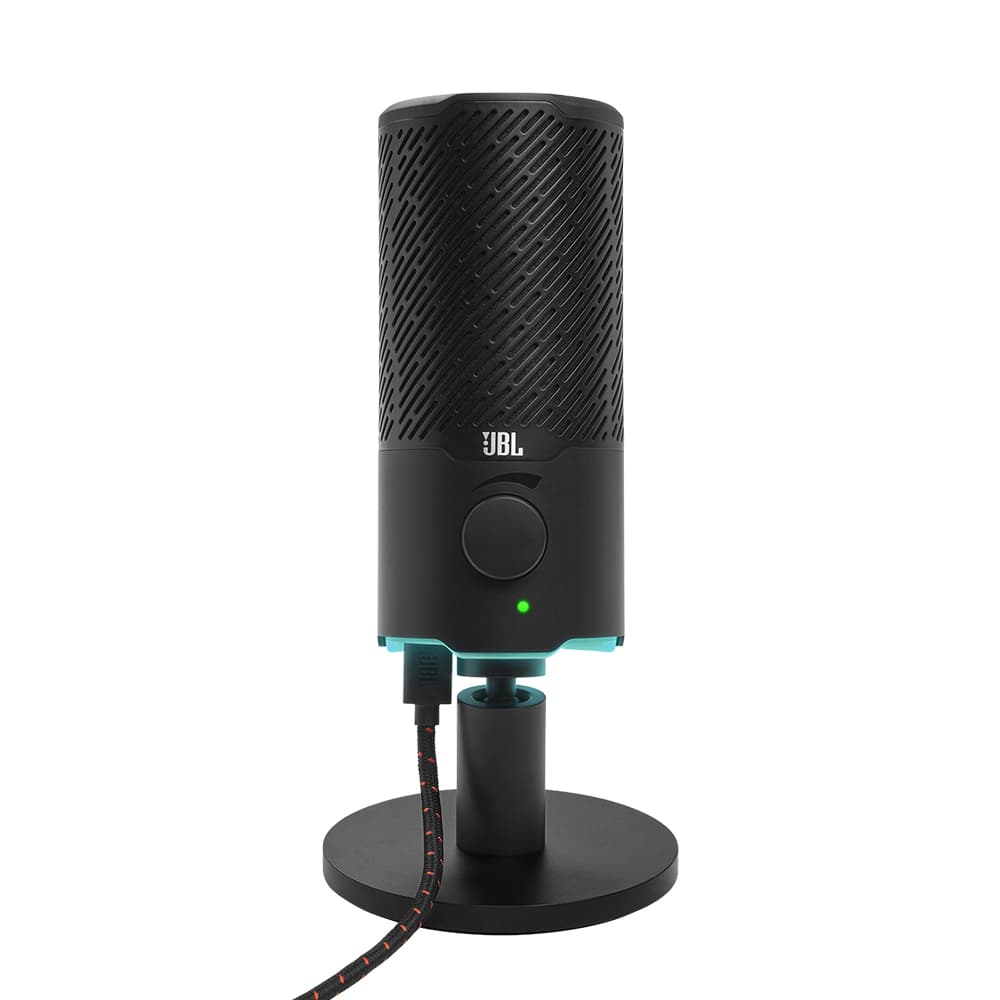 Jbl Microfone Quantum Stream Iluminacao Rgb Quantumengine Preto