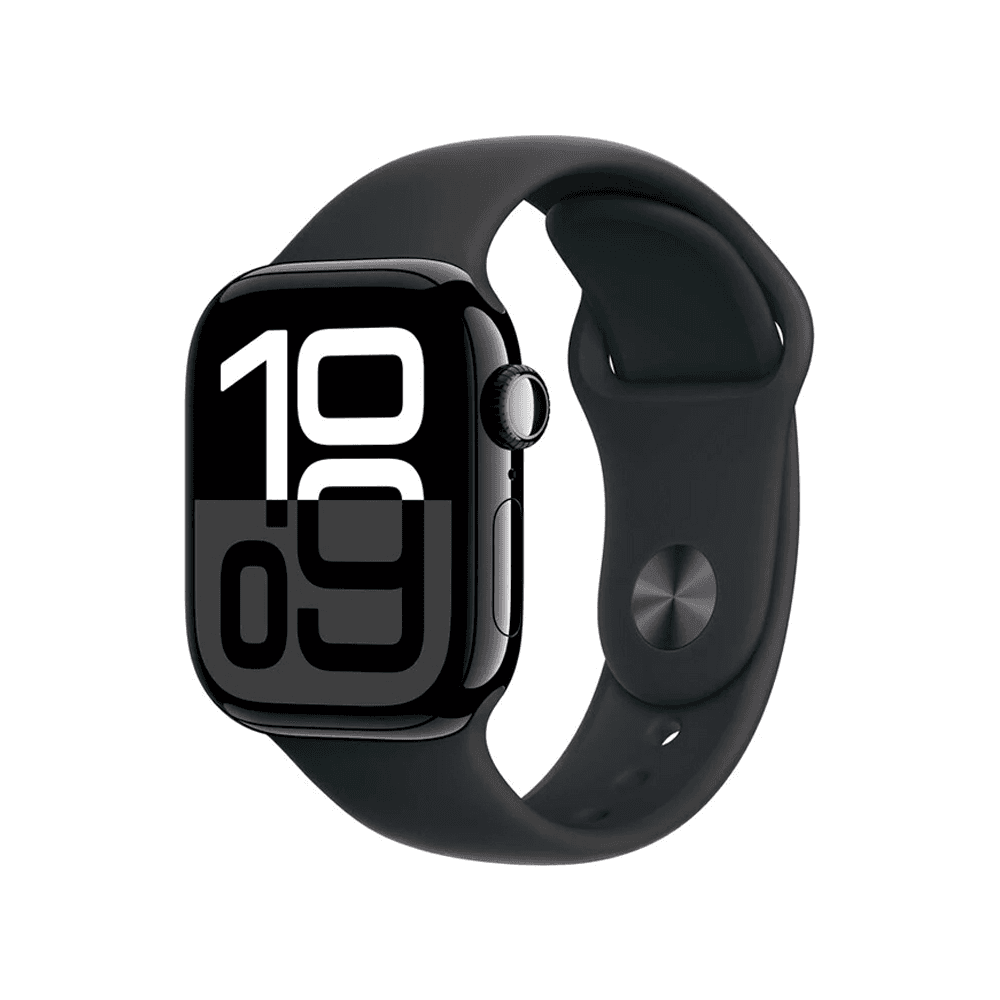 Apple Watch S10 MWWP3AM Jet Alum Sport Band Preto