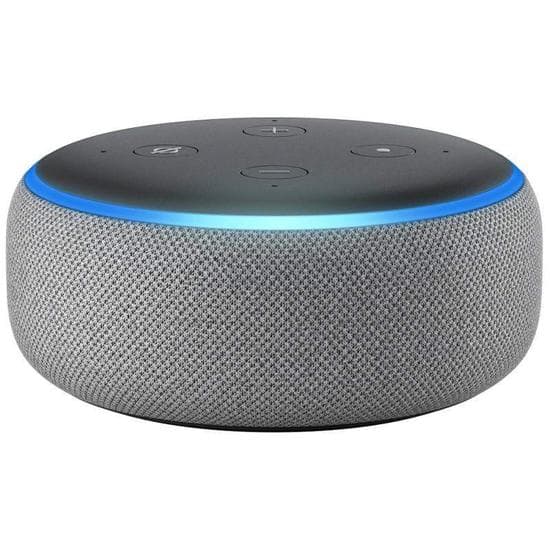 Amazon Caixa Som Amazon Echo Dot 3A Geracao Alexa C78MP8 Heather Cinza