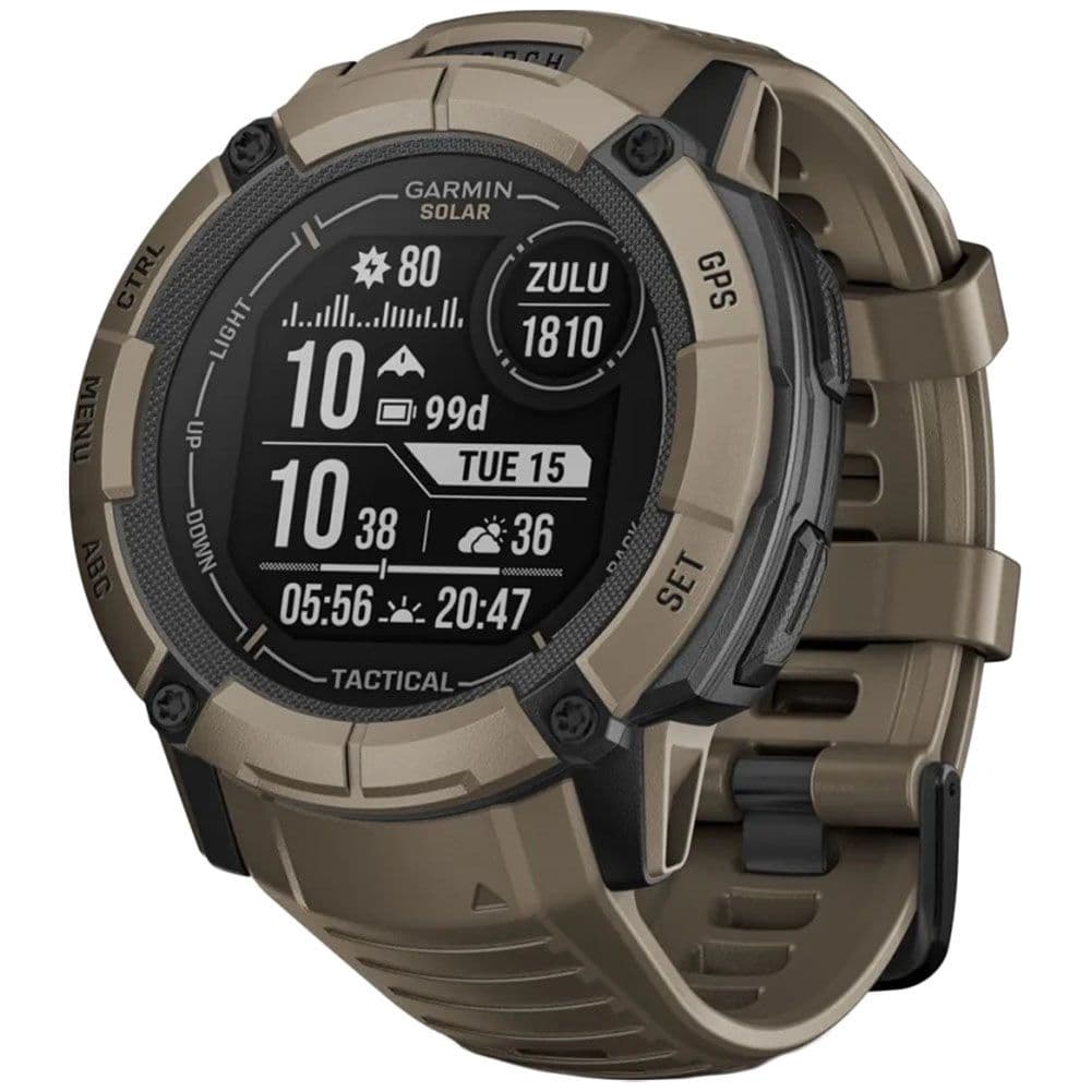 Garmin Smartwatch Garmin Instinct 2X Solar Tactical Edition Atm Coyote Tan