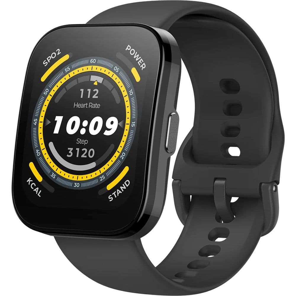 Amazfit Smartwatch Amazfit Bip IP68 Sensor Hr Integrado Soft Preto