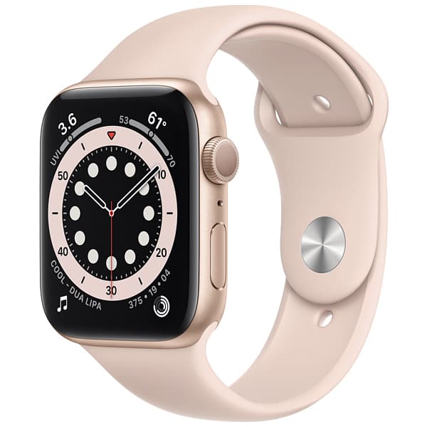 Apple Watch S6 Gps Oximetro M00E3LL Caixa Aluminio Rose Dourado