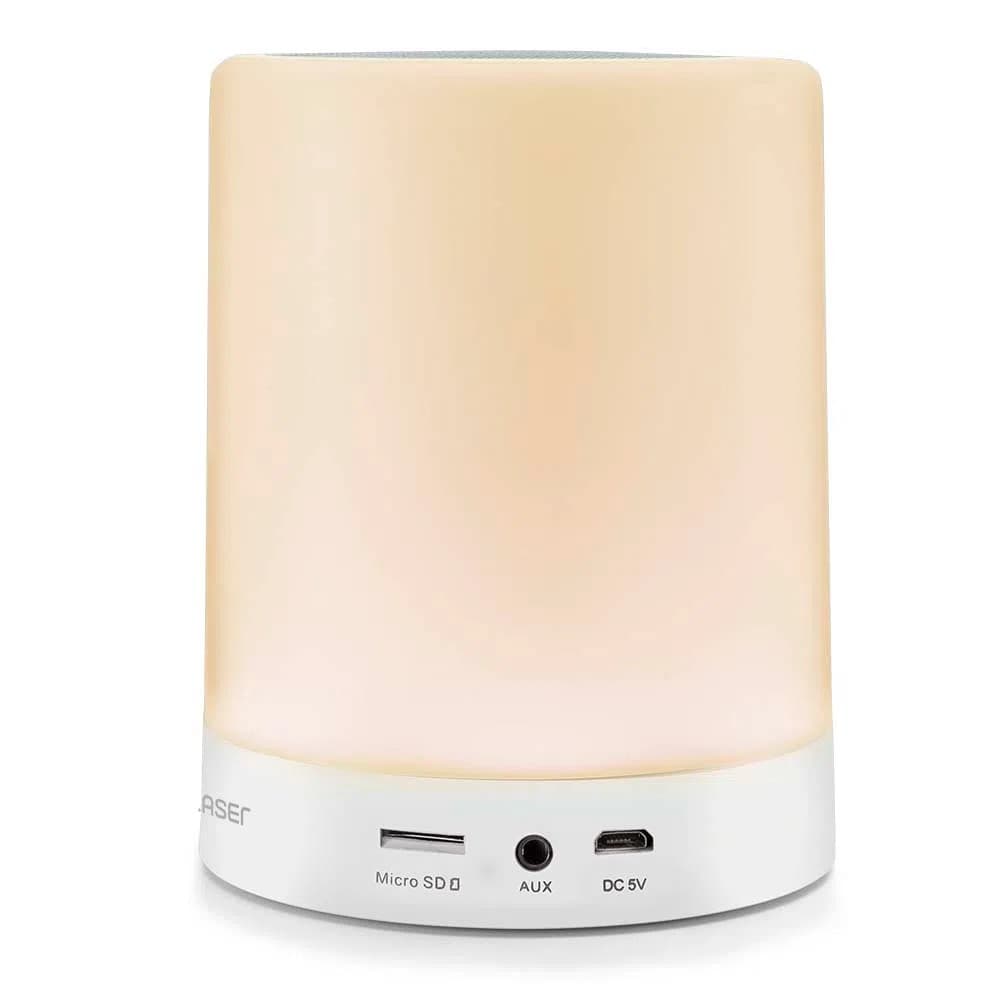 Multilaser Speaker Multilaser SP287 Iluminacao Led Mah Branco