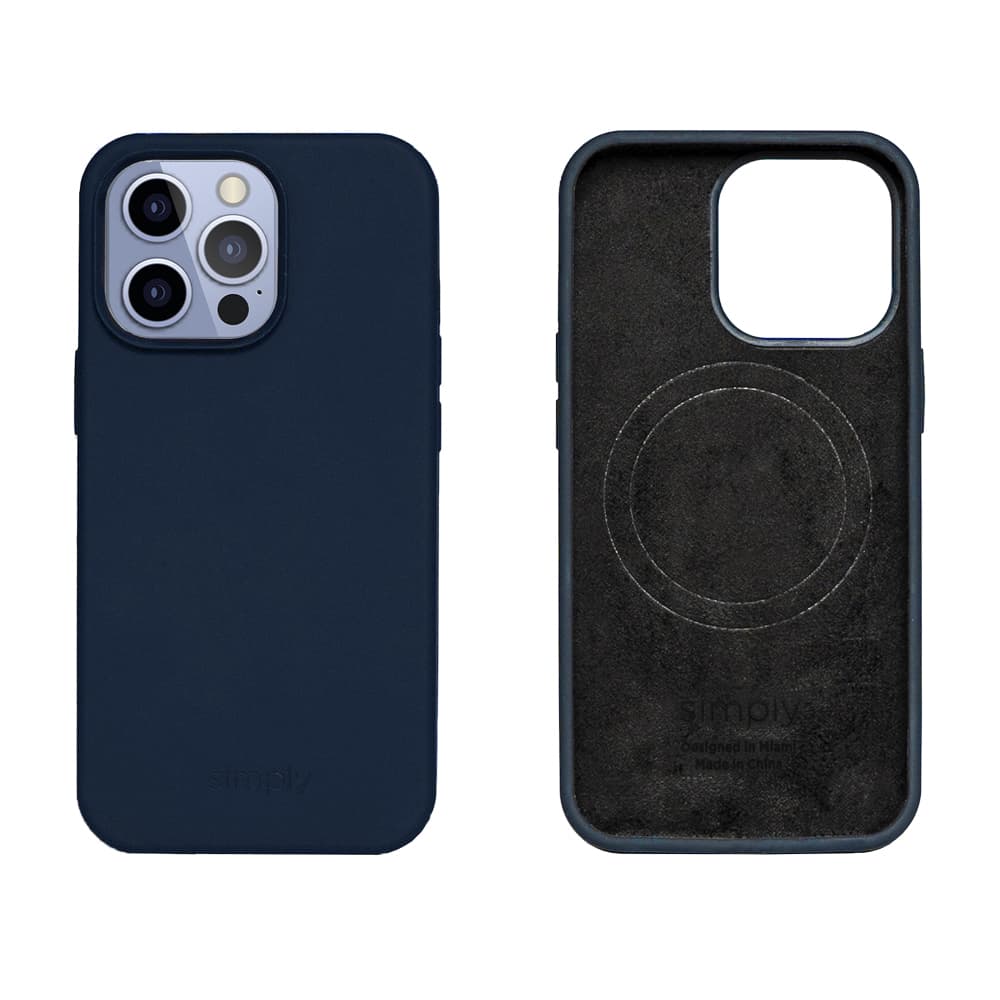 Apple Capinha Iphone Pro Max Simply Compativel Magsafe Charger Navy