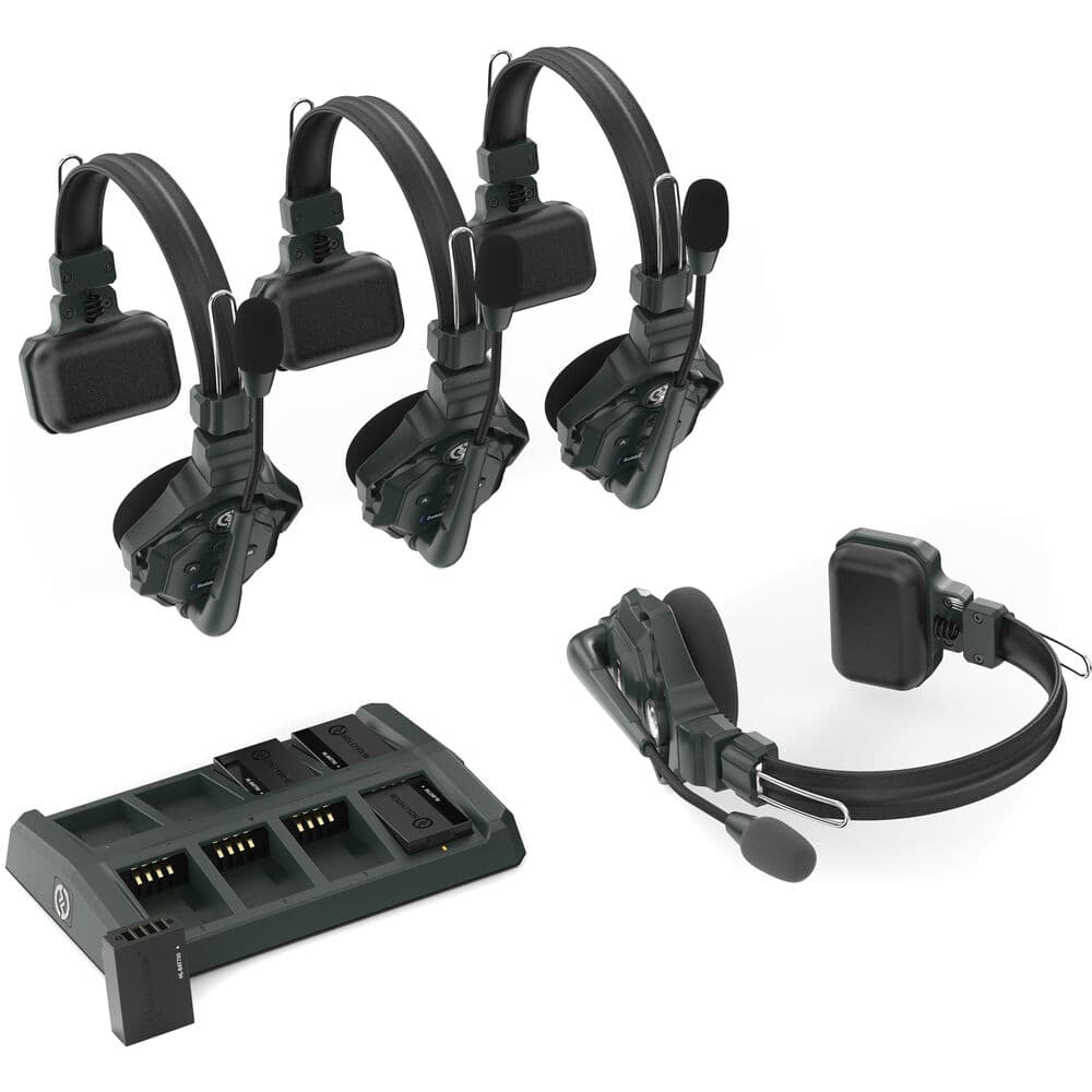 Hollyland Solidcom C1 4S Ate 000FT 700MAH Pcs Preto