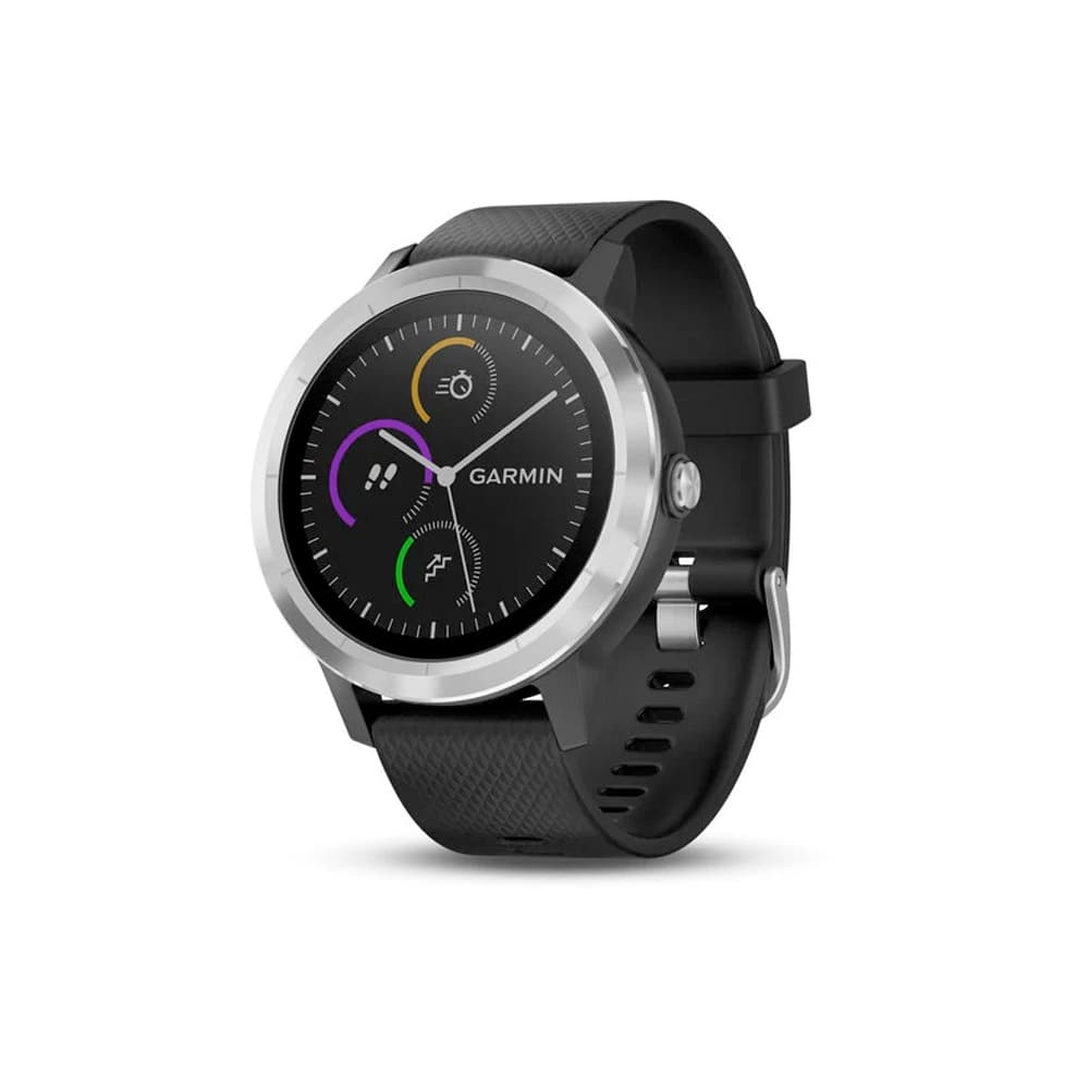 Garmin Smartwatch Garmin Vivoactive Stainless Steel Preto