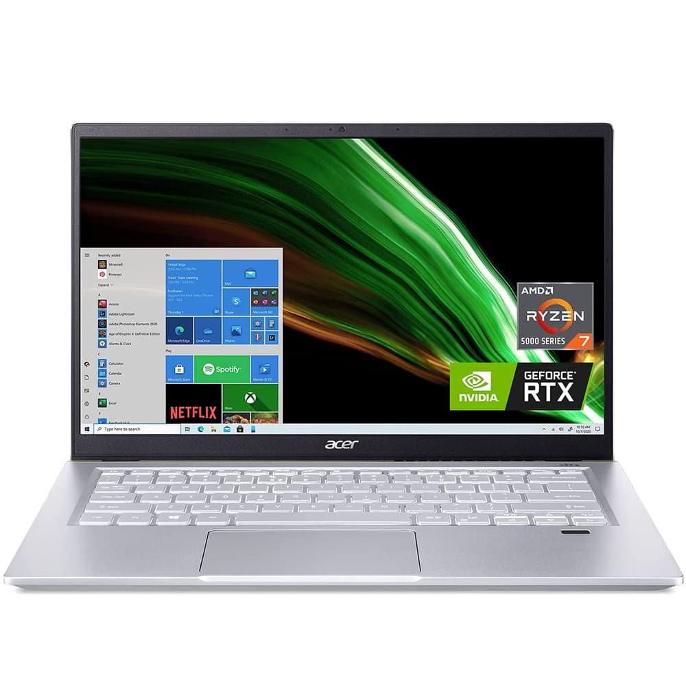 Acer SFX14 R1S6 Ryzen 5800U Ssd Rtx 3050TI 512GB Dourado