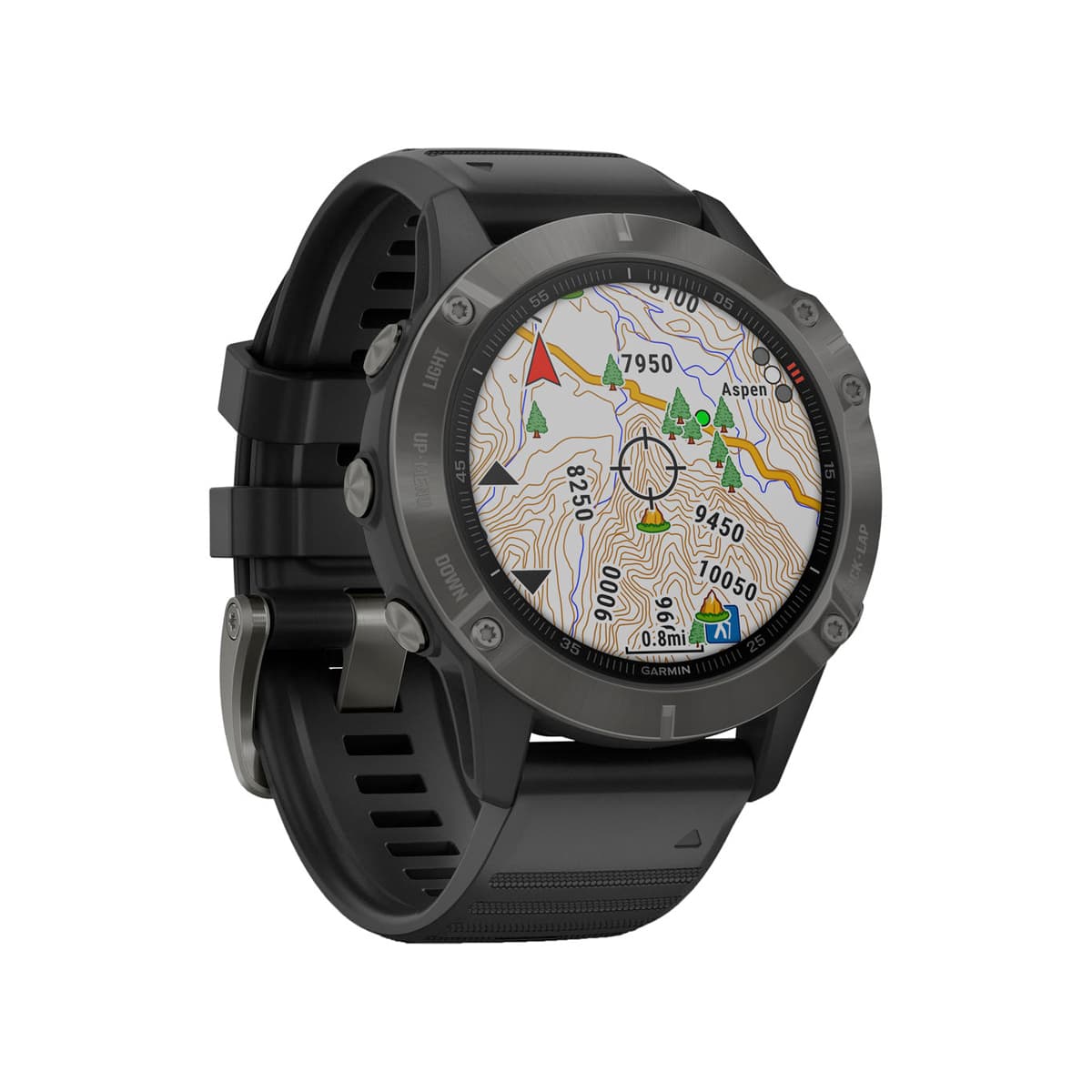 Sapphire Smartwatch Garmin Fenix Sapphire Multisport Gps Carbon Cinza
