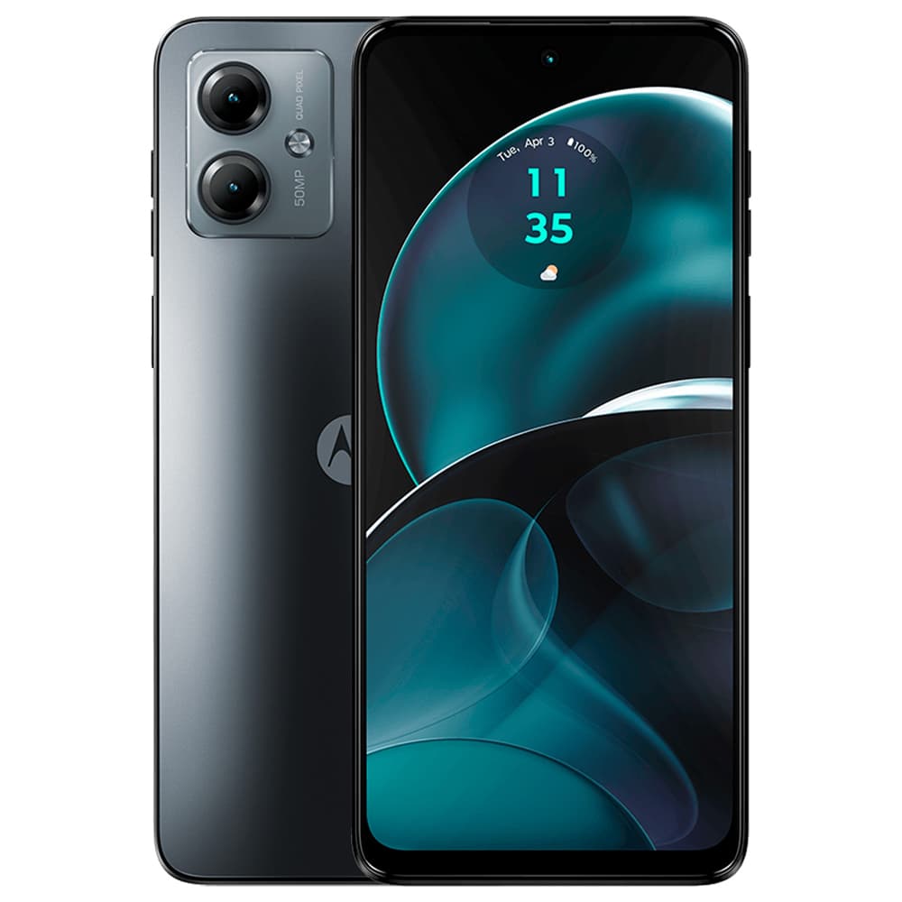 Motorola Moto G14 Steel 256GB Cinza