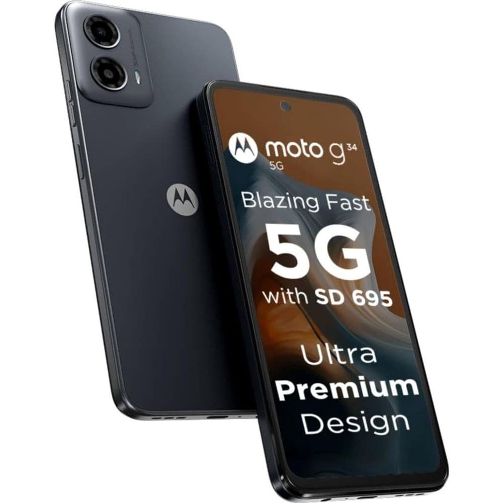 Motorola Moto G34 Charcoal 256GB Preto