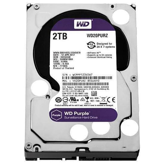 Western-digital Interno Western Digital Rpm 64MB Cache 2048GB Roxo