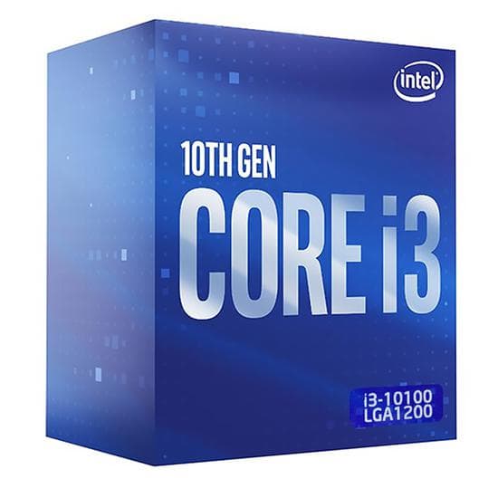 Intel Processador Intel I3 10TH Gen Quad 6GHZ Cache 6MB LGA1200 BX8070110100