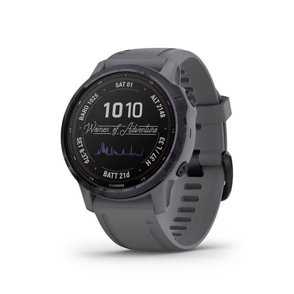 Garmin Smartwatch Garmin Fenix 6S Pro Solar Multisport Gps Amethyst Steel Shale Cinza