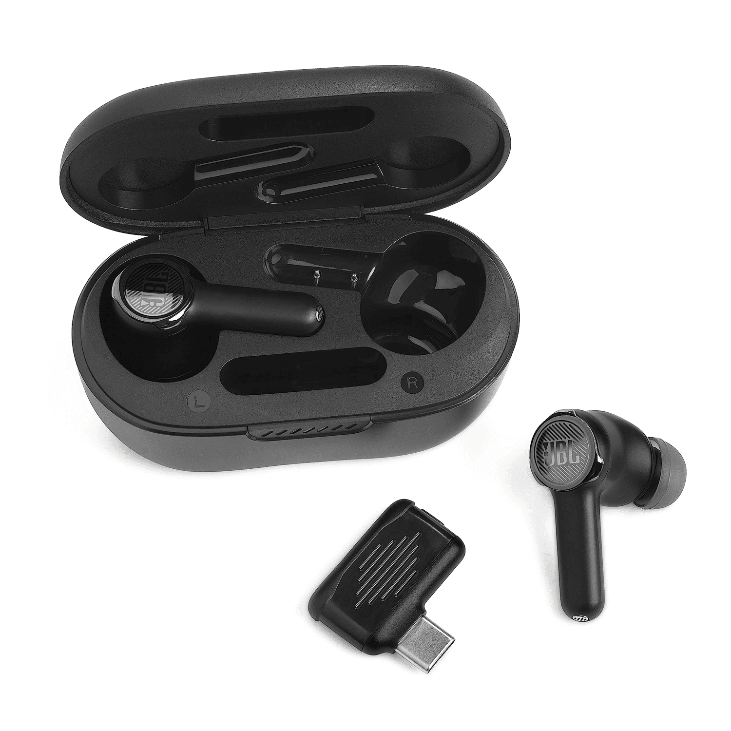 Jbl Quantum Tws Microfone Active Noise Cancelling Preto