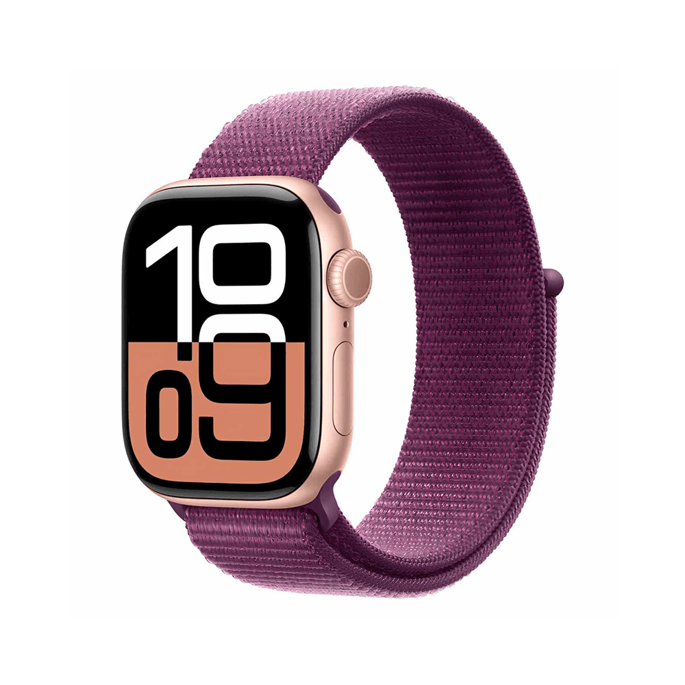 Apple Watch Series MWWK3AM Rose Aluminio Pulseira Sport Loop Plum Dourado
