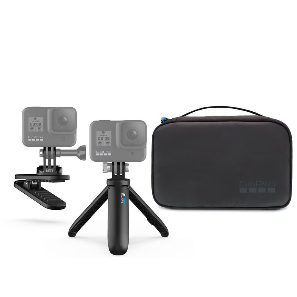 Gopro Suporte Gopro Travel Akttr Estojo Tripe Preto
