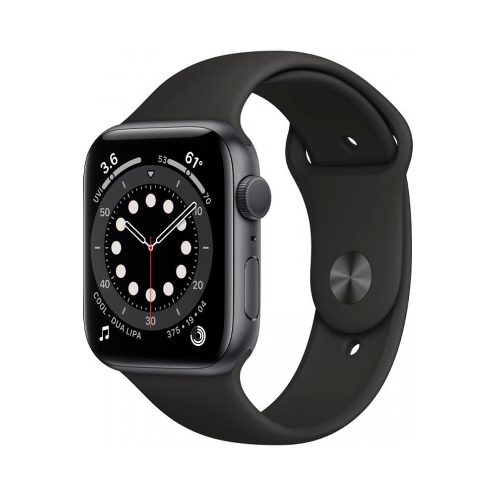 Apple Watch S6 Gps Oximetro Caixa Aluminio Preto