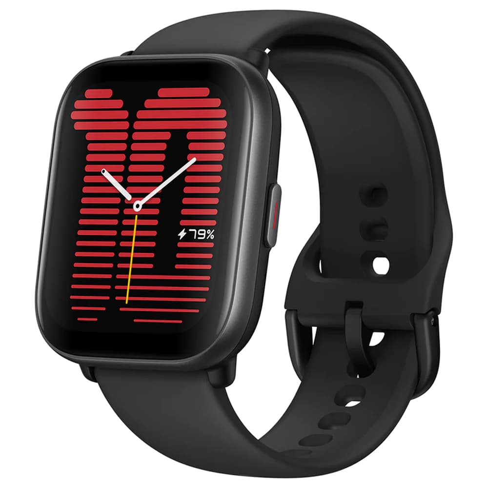 Amazfit Smartwatch Amazfit Active Amoled Sensor Hr Midnight Preto