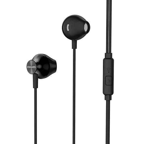 Fone de Ouvido Philips TAUE101BK 00 com Microfone e Cabo de 1.2 Metros - Preto