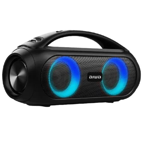 Aiwa Speaker Aiwa AWS500BT Watts Radio Fm Auxiliar Usb Preto