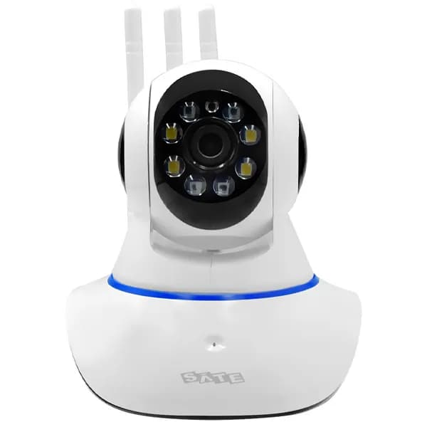 Satellite Camera Ip Satellite CAM005 Wi Fi Microfone Branca