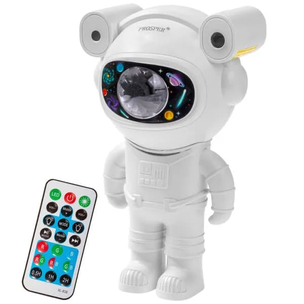 Prosper Speaker Projetor Luz Prosper Astronaut Watts Branco