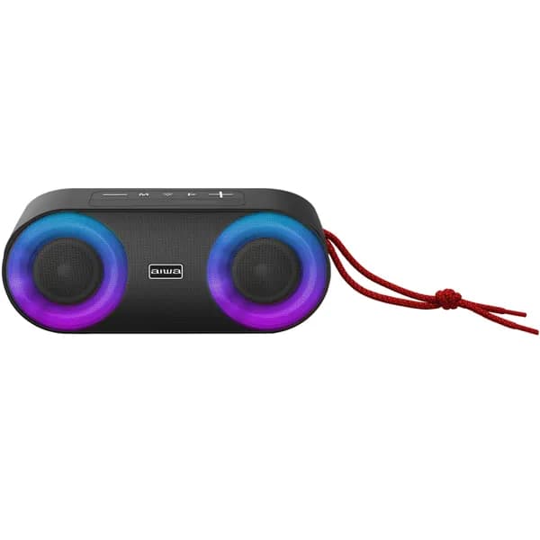 Aiwa Speaker Aiwa AWSJ215 Watts Radio Fm Auxiliar Micro Sd Preto