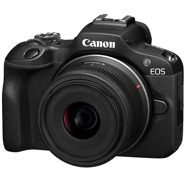 Eos Camera Canon R100 Wi Fi Bluetooth Lente Rf Mm Is Stm Preta