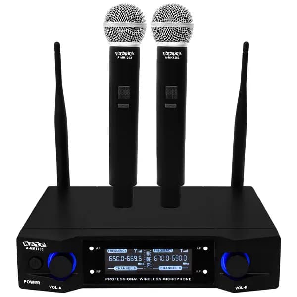 Satellite Sistema Microfone Satellite Microfones Bivolt Preto