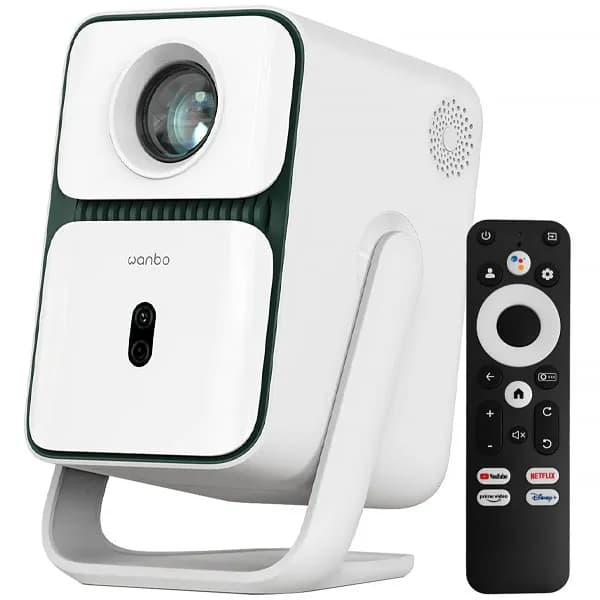 Wanbo Projetor Wanbo T2 Ultra WPD24 Ansi Lumens Hdmi Usb Bivolt Glacier Branco