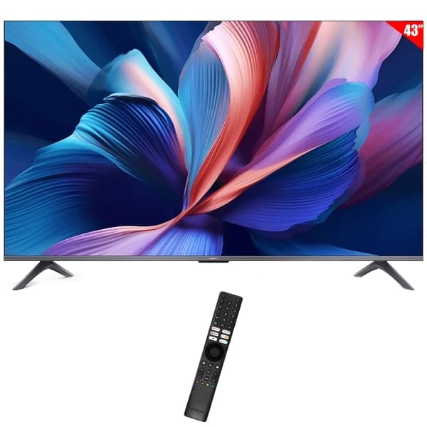 Samsung Smart TV QLED 43" Xiaomi A Pro L43MB-APPH (2026) 4K Ultra HD Google TV Wi-Fi Bluetooth com Conversor Digital