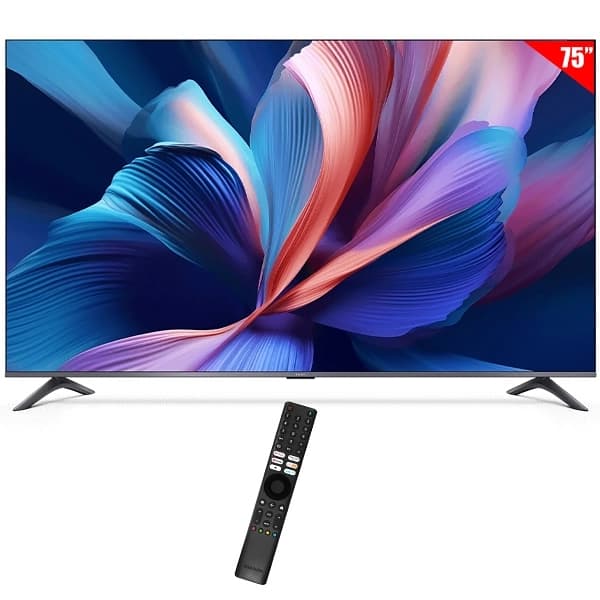 Samsung Smart TV QLED 75" Xiaomi A Pro L75MB-APPH (2026) 4K Ultra HD Google TV Wi-Fi Bluetooth com Conversor Digital