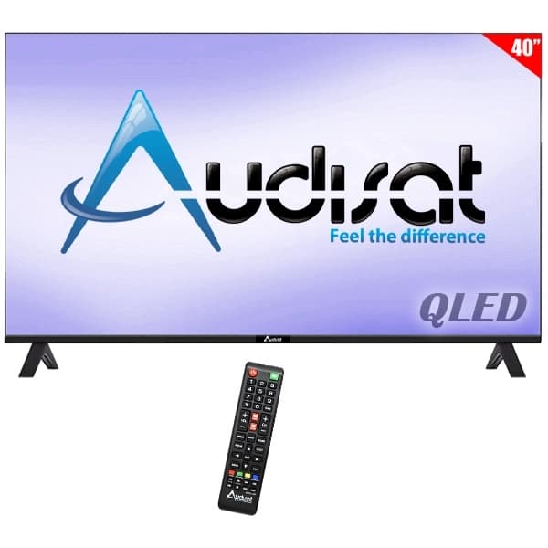 Samsung Smart TV QLED 40" Audisat AD-40Q (2026) Full HD Android Wi-Fi com Conversor Digital (1 Ano de Garantia)