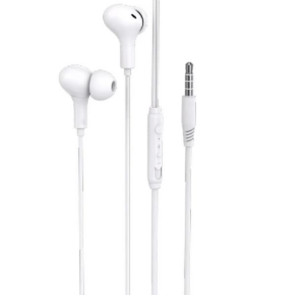 Fone de Ouvido G-TiDE MW02 com Microfone e Cabo de 1.2 Metros - Branco