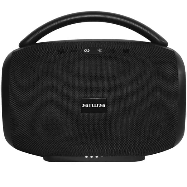 Aiwa Speaker Aiwa AWF213BT Watts Radio Fm Auxiliar Usb Preto