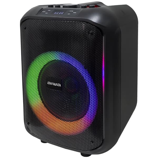 Caixa de Som Aiwa AWF210 10" 1.000 watts P.M.P.O com Bluetooth USB FM - Preta