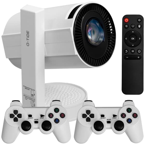 G-tide Projetor Tide PJ10 Ansi Lumens Wi Fi Bivolt Branco