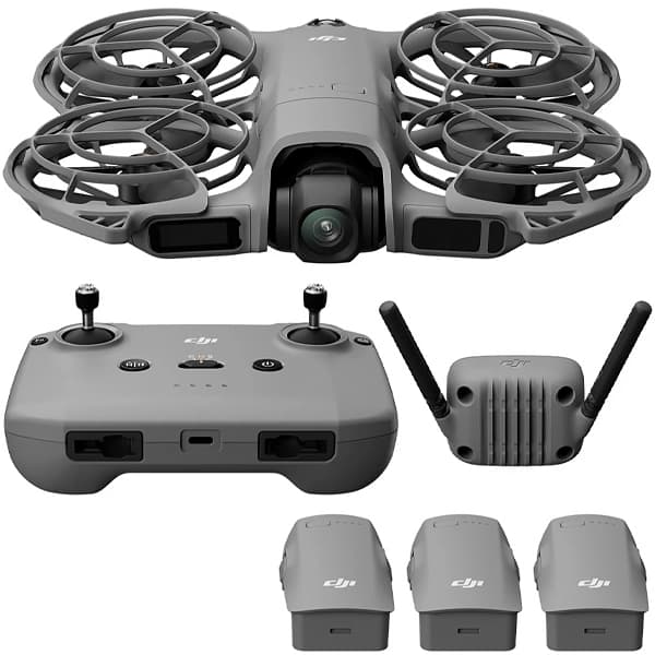 Drone DJI NEO 2 Fly More Combo (DJI RC-N3) Anatel 4K com GPS - Cinza