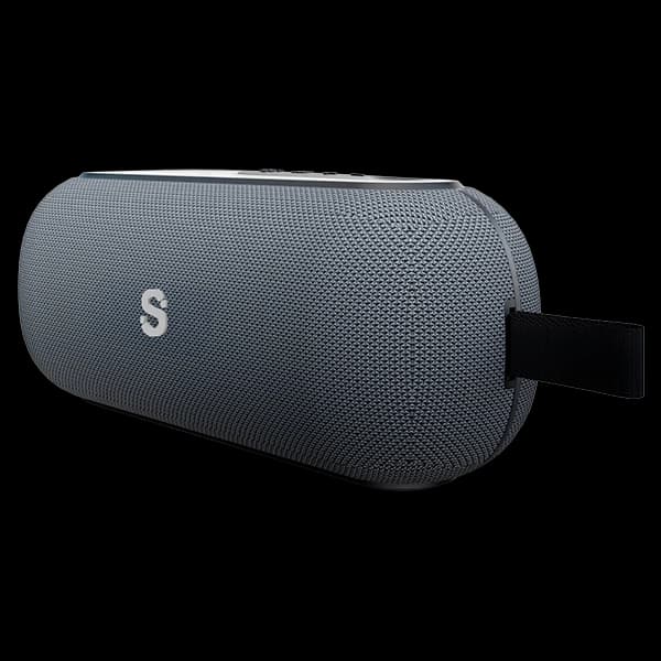 Smartfy Speaker Smartfy CS02G Xflow Watts Usb Auxiliar Micro Sd Cinza