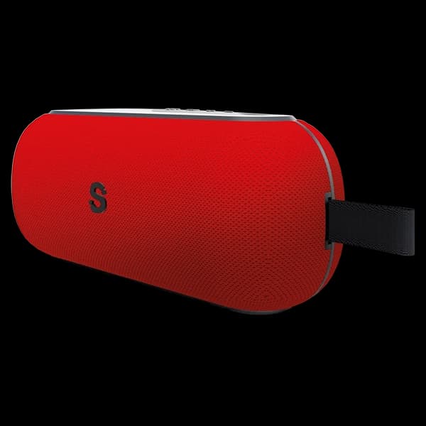 Smartfy Speaker Smartfy CS02R Xflow Watts Usb Auxiliar Micro Sd Vermelho