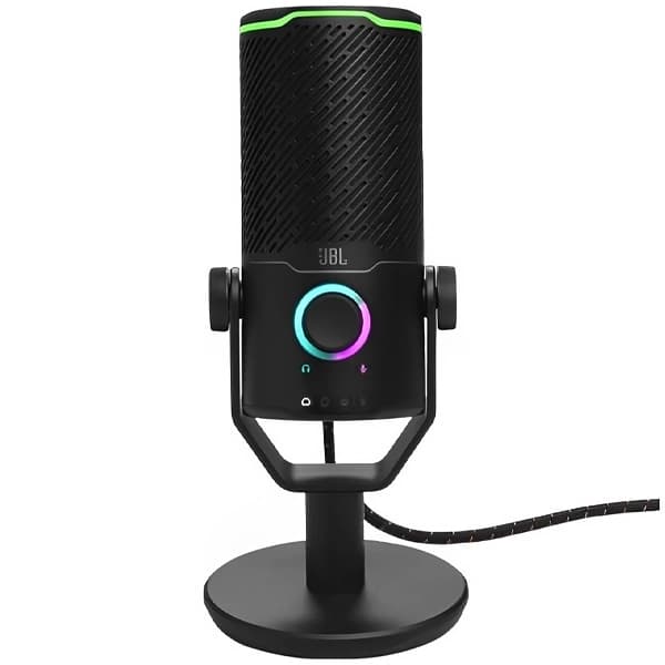 Jbl Microfone Quantum Stream Studio Cardioide Omnidirecional Usb Preto